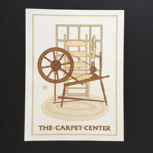 David Lance Goines The Carpet Center Lithograph Print Poster 1976 18 x 24
